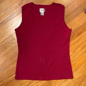 Chico's Deep Red Tank Top